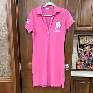 Lamborghini Pink Polo Sheath Dress size medium